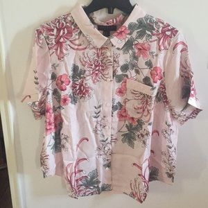 Pretty forever21 button down shirt